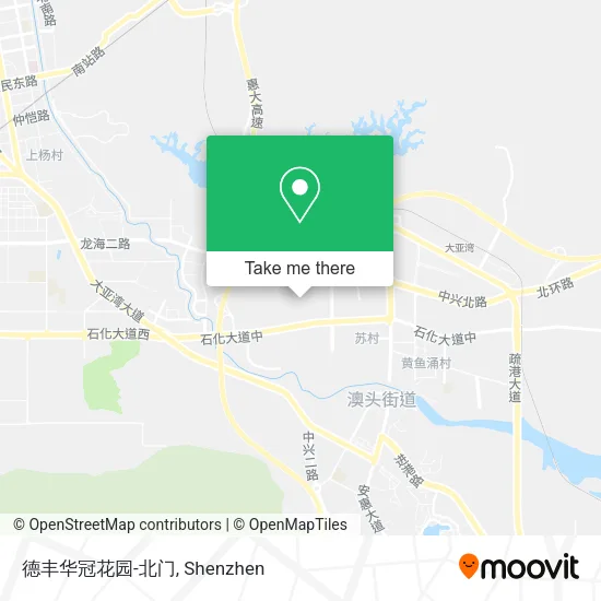 德丰华冠花园-北门 map
