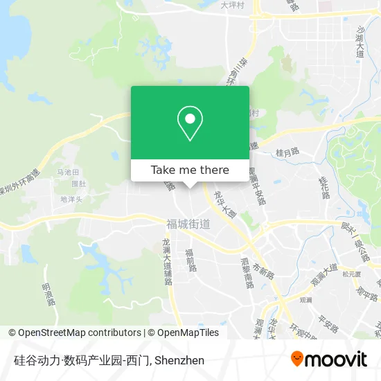 硅谷动力·数码产业园-西门 map