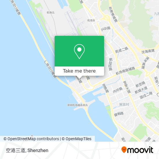 空港三道 map