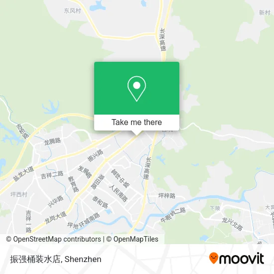 振强桶装水店 map