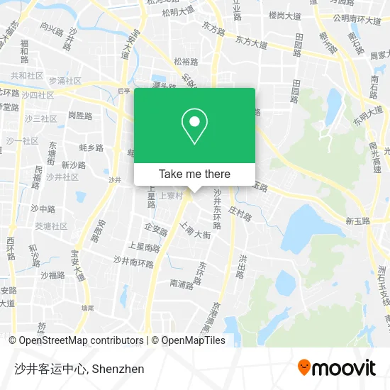 沙井客运中心 map