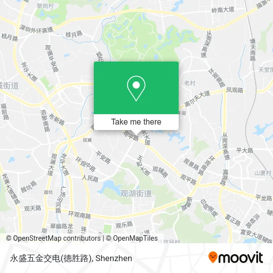 永盛五金交电(德胜路) map