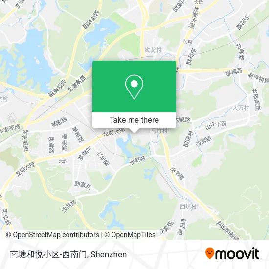 南塘和悦小区-西南门 map