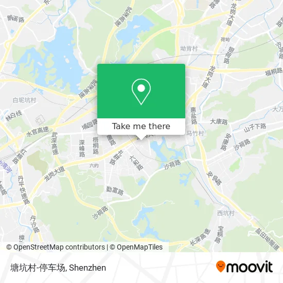 塘坑村-停车场 map