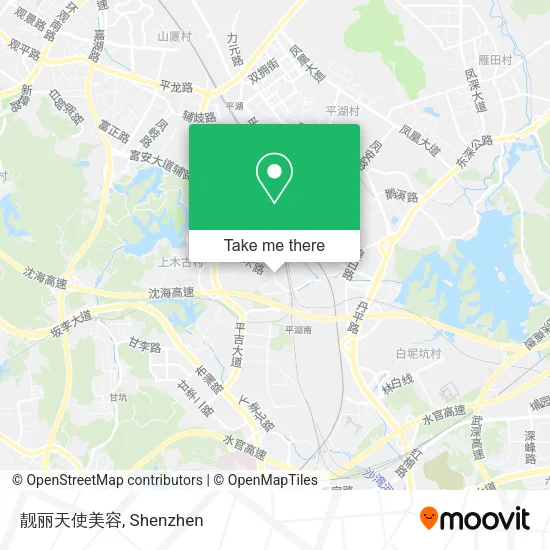 靓丽天使美容 map