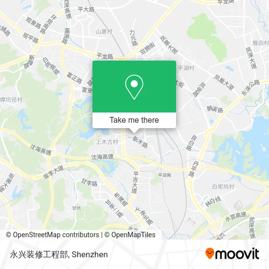 永兴装修工程部 map