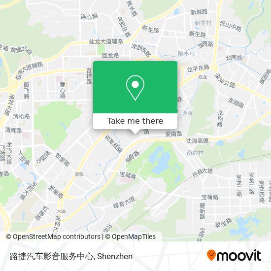 路捷汽车影音服务中心 map