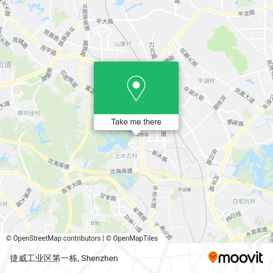 捷威工业区第一栋 map