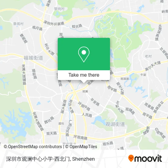 深圳市观澜中心小学-西北门 map