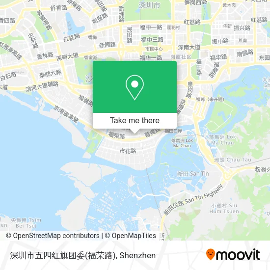 深圳市五四红旗团委(福荣路) map
