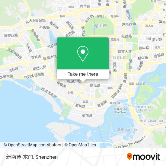 新南苑-东门 map