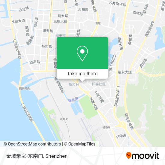 金域豪庭-东南门 map
