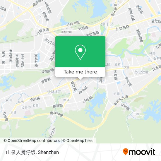 山泉人煲仔饭 map