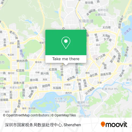 深圳市国家税务局数据处理中心 map