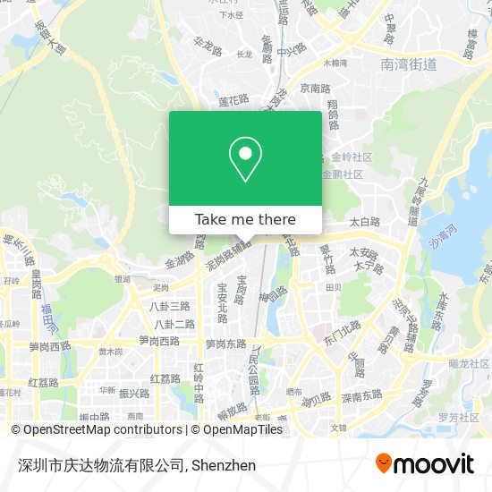 深圳市庆达物流有限公司 map