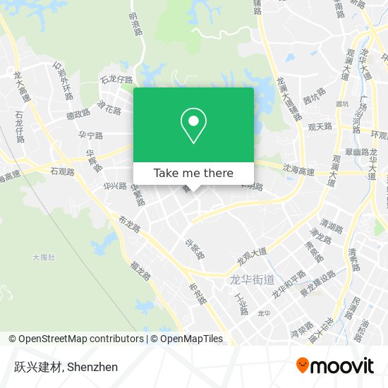 跃兴建材 map