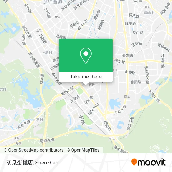 初见蛋糕店 map