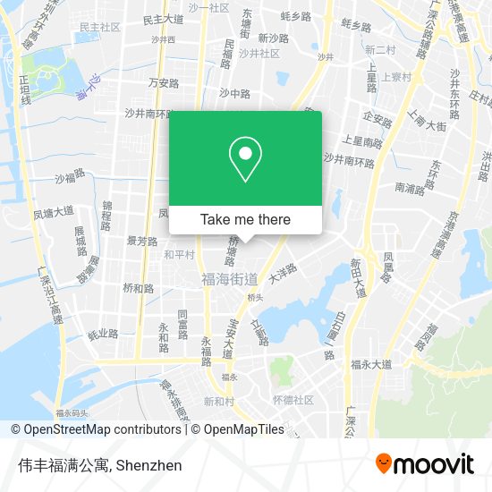 伟丰福满公寓 map
