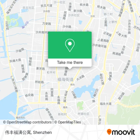 伟丰福满公寓 map