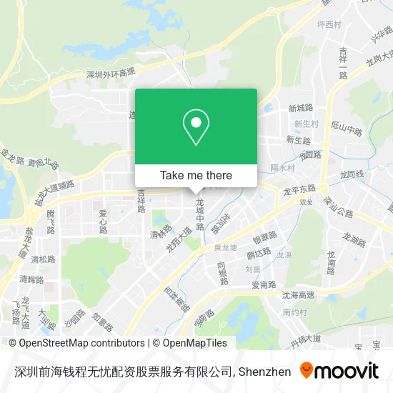 深圳前海钱程无忧配资股票服务有限公司 map