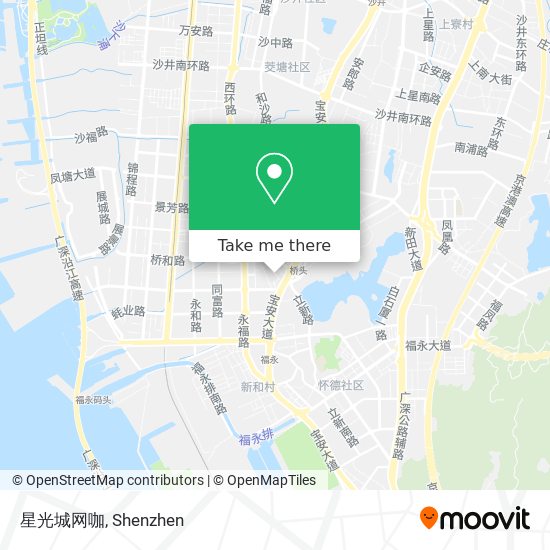星光城网咖 map