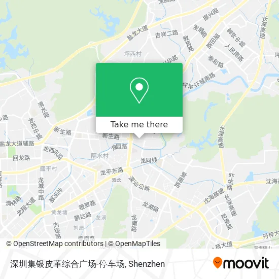 深圳集银皮革综合广场-停车场 map