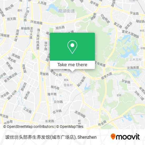 瑷丝坊头部养生养发馆(城市广场店) map