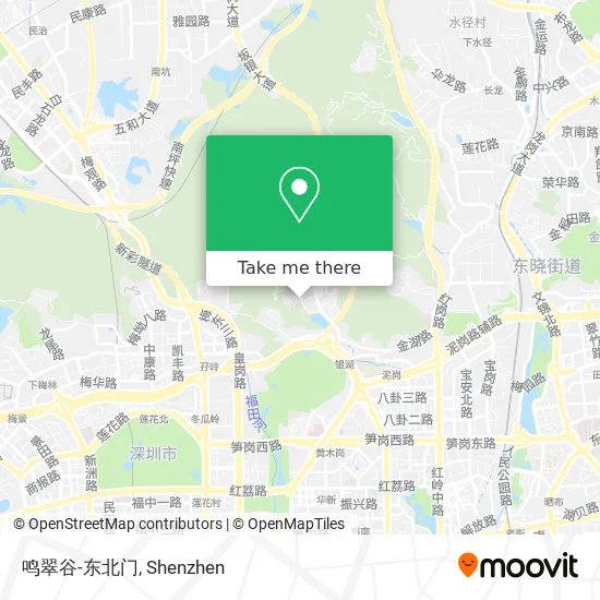 鸣翠谷-东北门 map