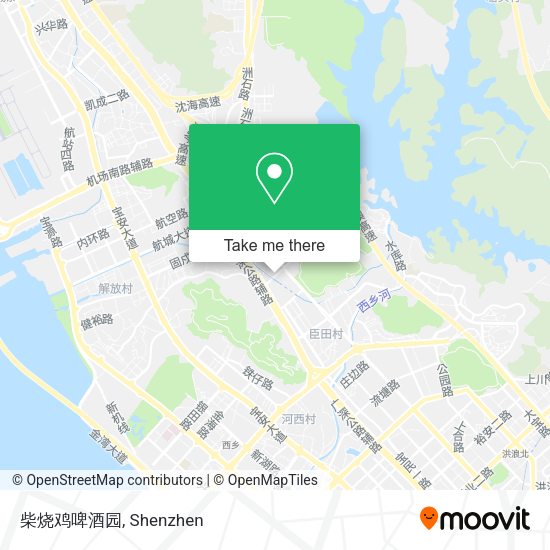 柴烧鸡啤酒园 map
