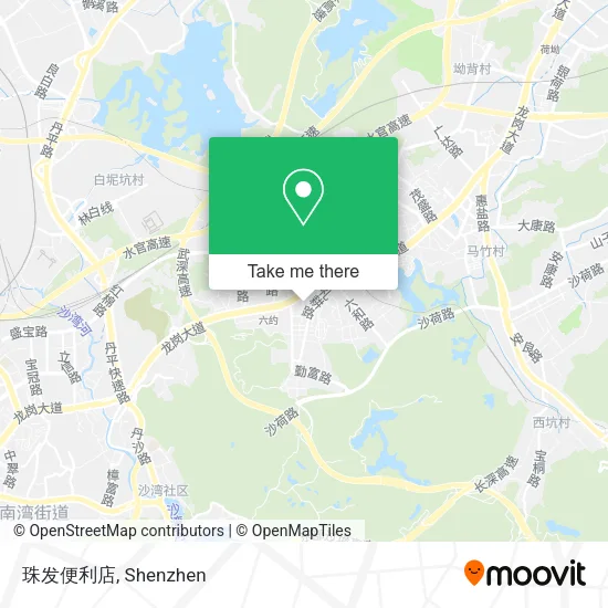 珠发便利店 map
