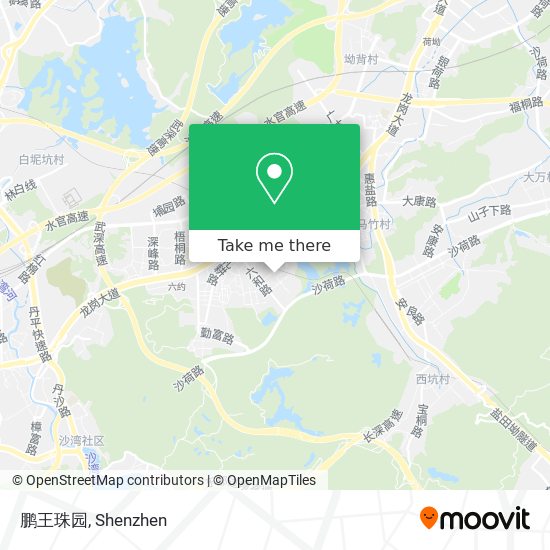 鹏王珠园 map