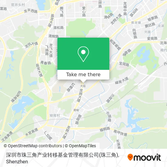 深圳市珠三角产业转移基金管理有限公司 map
