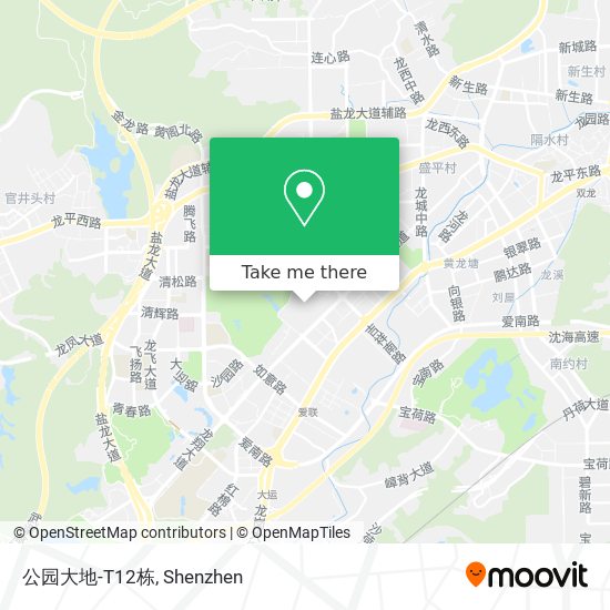 公园大地-T12栋 map