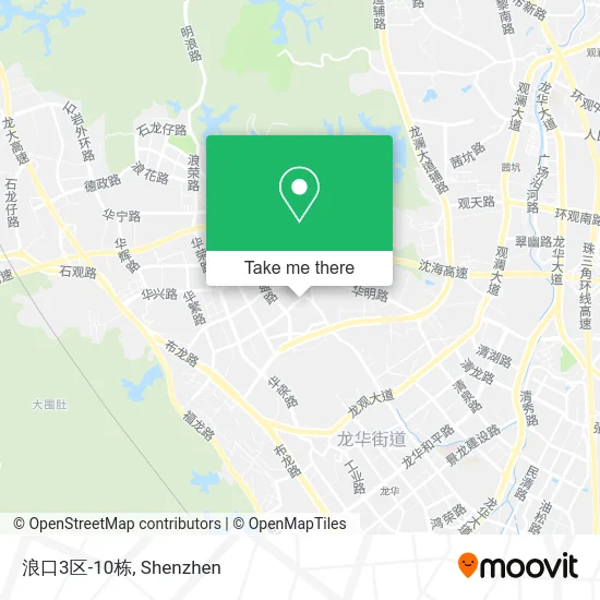 浪口3区-10栋 map