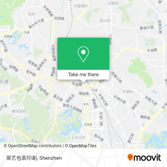 展艺包装印刷 map