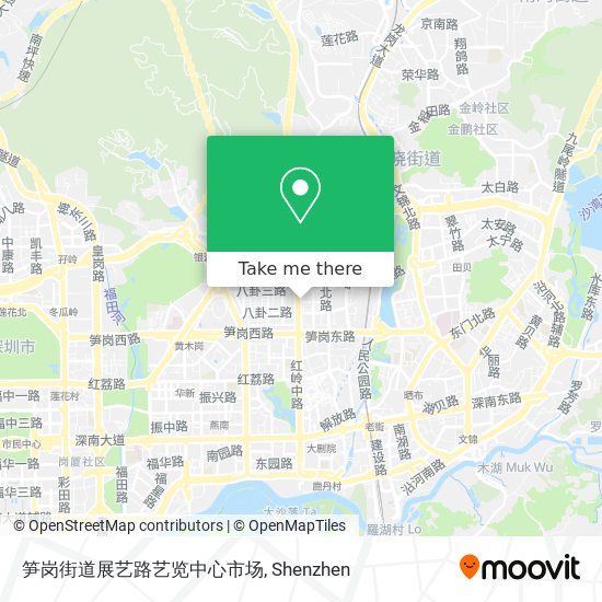 笋岗街道展艺路艺览中心市场 map