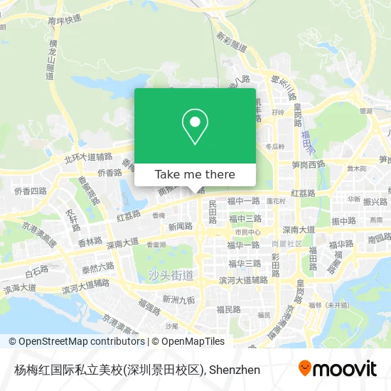 杨梅红国际私立美校(深圳景田校区) map