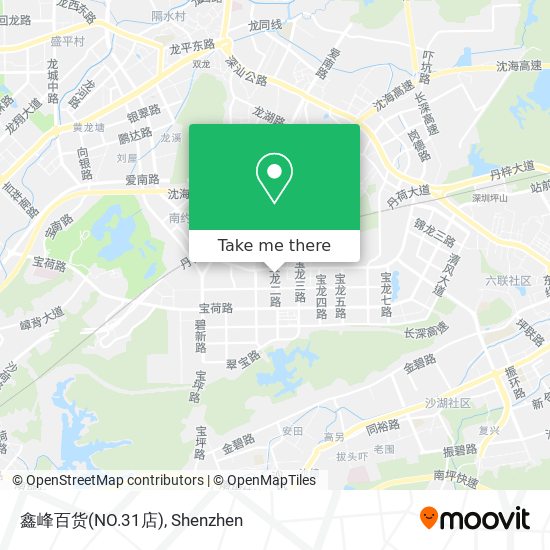鑫峰百货(NO.31店) map