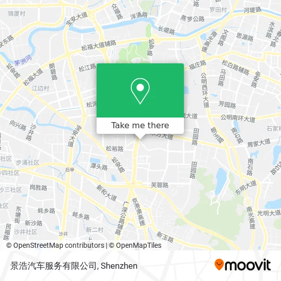 景浩汽车服务有限公司 map