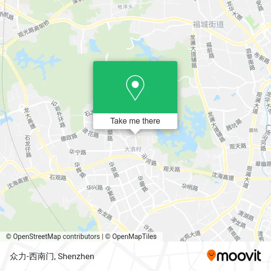 众力-西南门 map