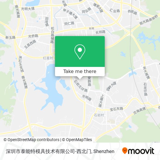 深圳市泰能特模具技术有限公司-西北门 map
