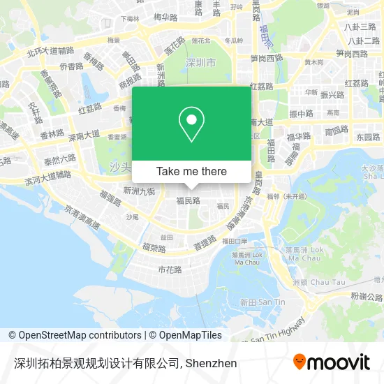 深圳拓柏景观规划设计有限公司 map