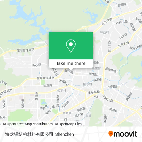 海龙铜结构材料有限公司 map