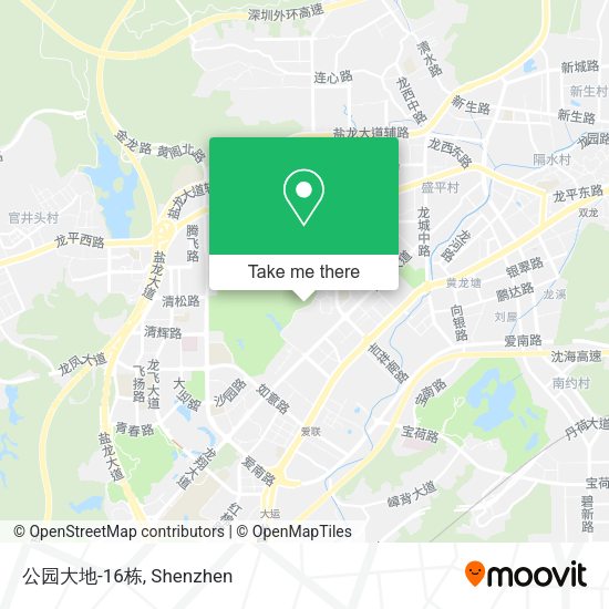 公园大地-16栋 map