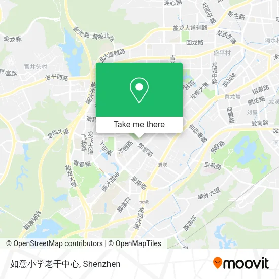 如意小学老干中心 map