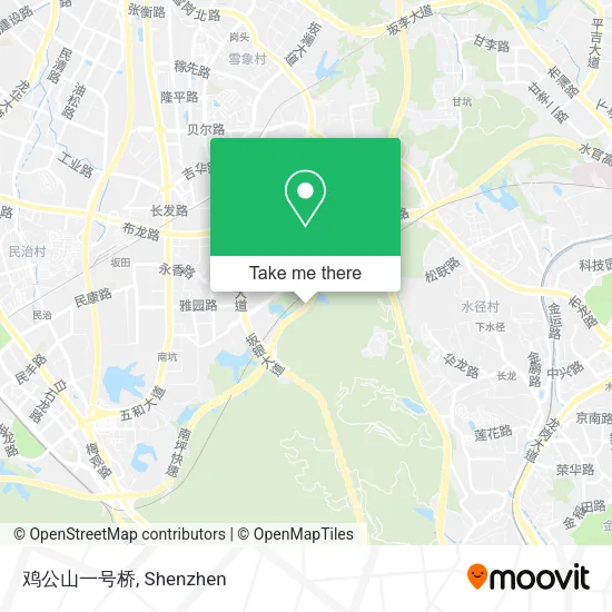 鸡公山一号桥 map