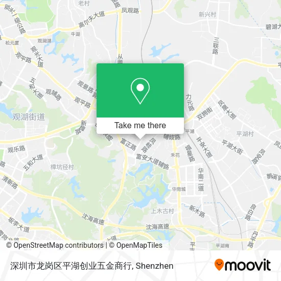 深圳市龙岗区平湖创业五金商行 map