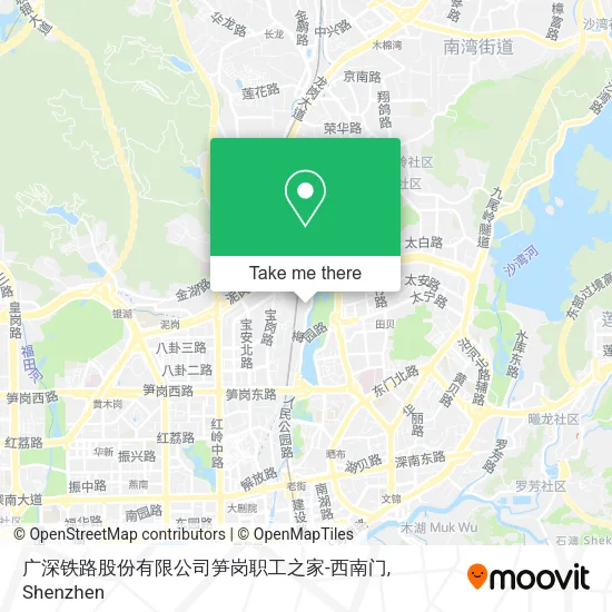 广深铁路股份有限公司笋岗职工之家-西南门 map