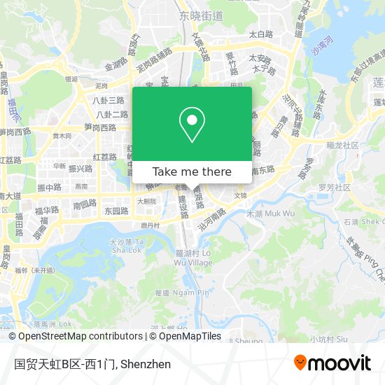 国贸天虹B区-西1门 map