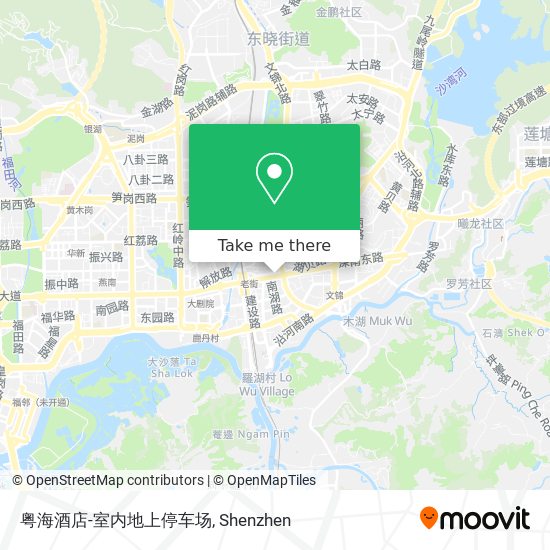 粤海酒店-室内地上停车场 map